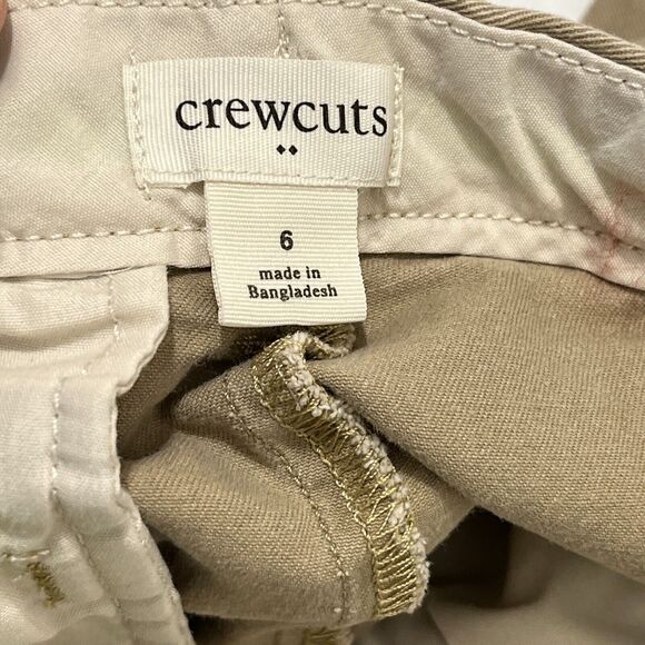 Crewcuts Shorts Boys 6 Brown Adjustable Stretch Gramercy Flex Chino Preppy Club - Picture 4 of 10